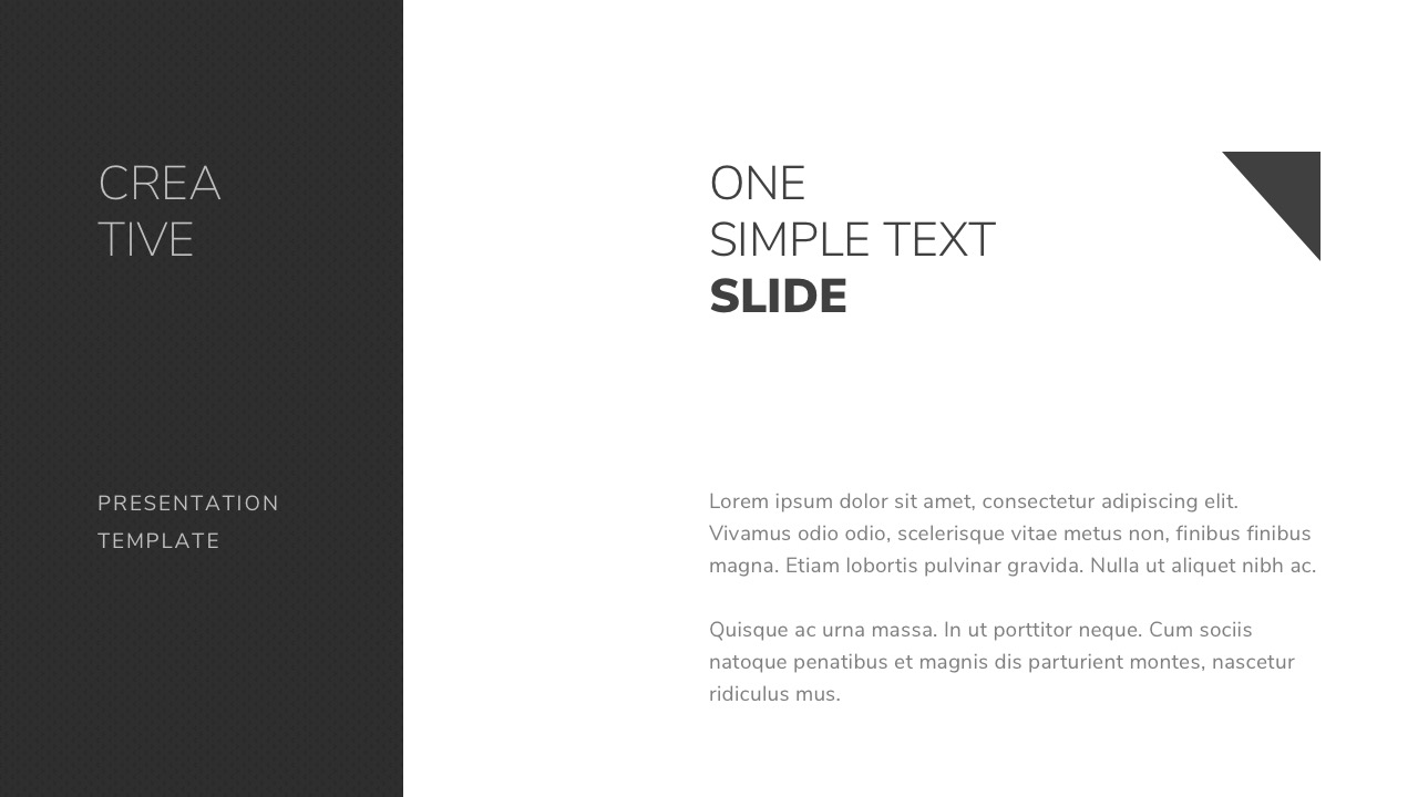 Template Powerpoint White analisis